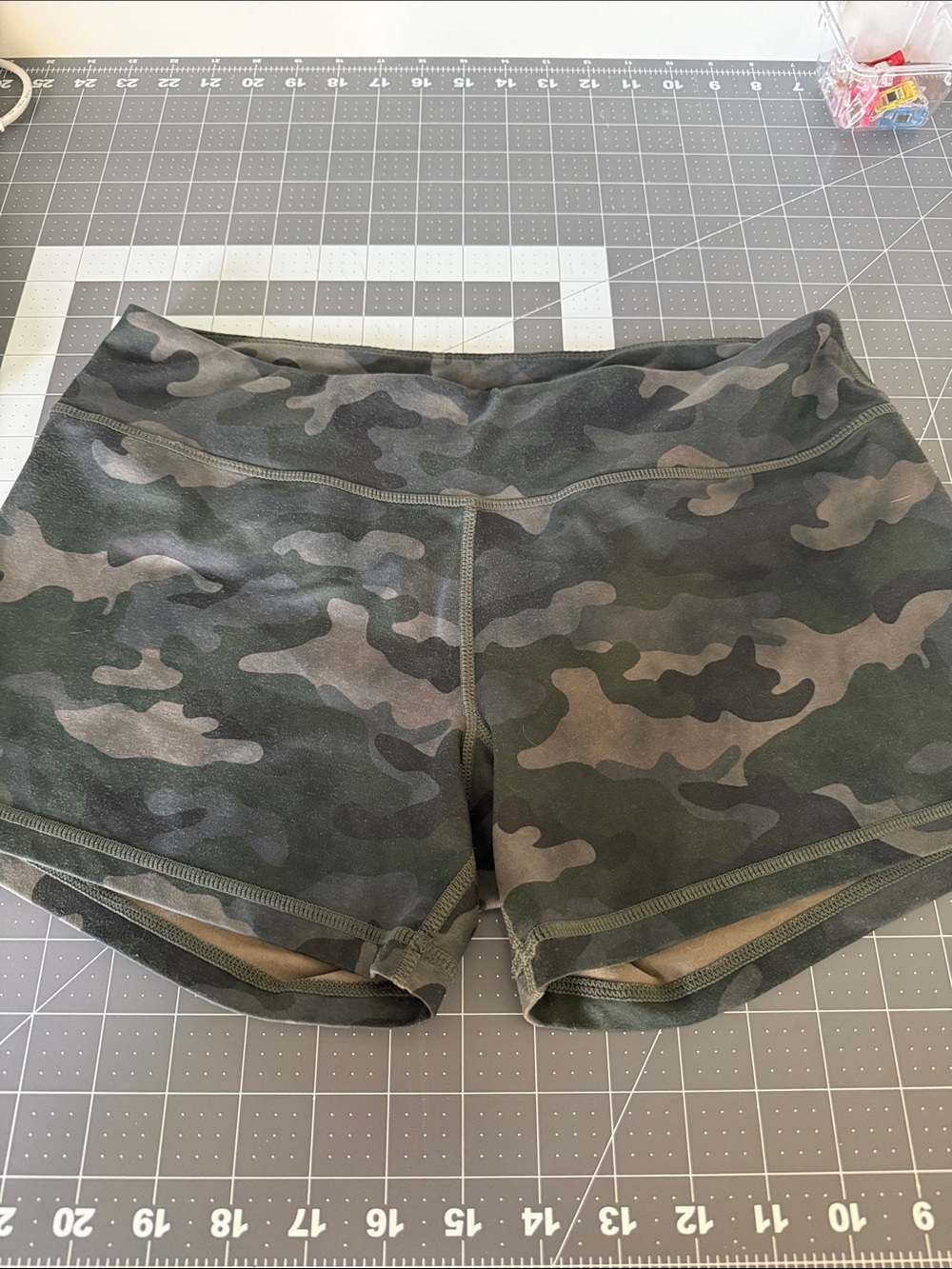Born Primitive Women's Green Camo Bike Shorts